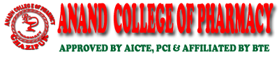 ANAND COLLEGE OF PHARMACY GHAZIPUR (U.P.) 